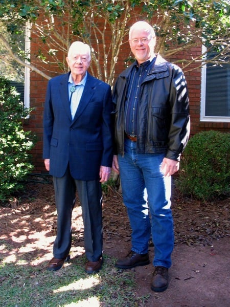 President Jimmy Carter Sunday School Maranatha Baptist Plains Georgia Howard Blount