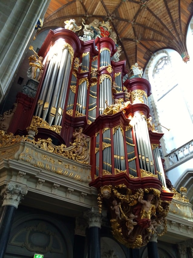 Christiaan Müller pipe organ in St. Bavo's Church Haarlem, Netherlands