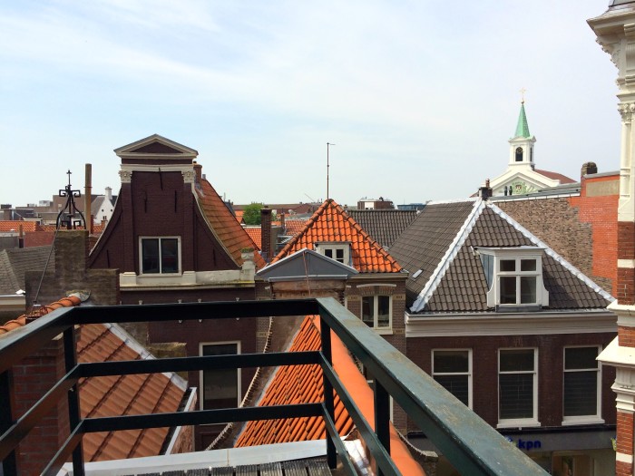 View of Haarlem from the rooftop of the Corrie ten Boom House.
