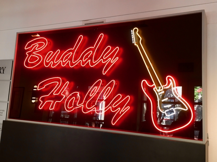 Buddy Holly Center Neon Sign