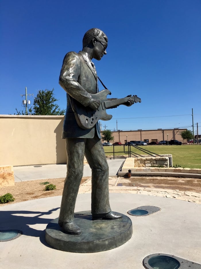 West Texas Walk of Fame Lubbock Texas Buddy Holly Statue
