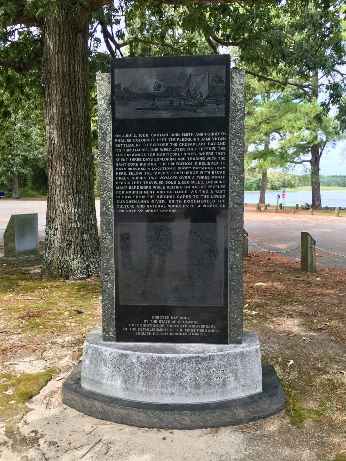 Phillips Landing monument Delaware