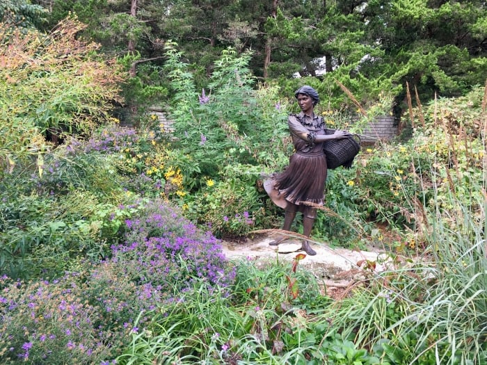 statue in garden