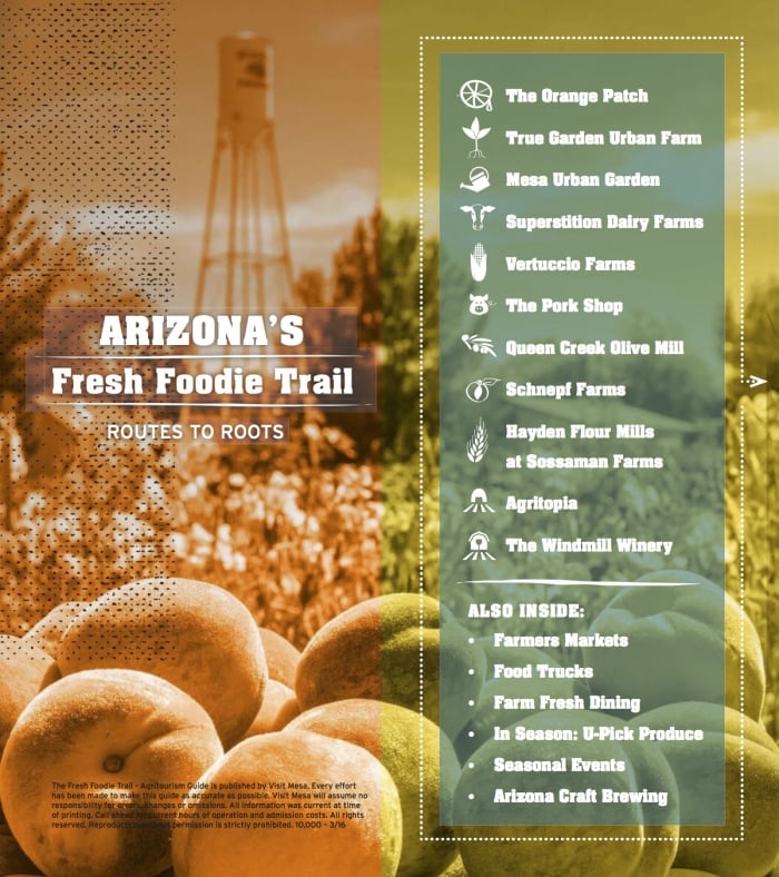 Mesa Arizona Fresh Foodie Trail publication