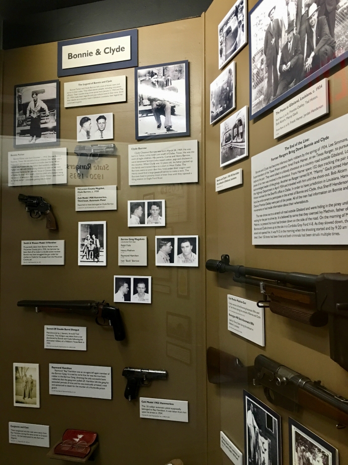 Bonnie and Clyde exhibit