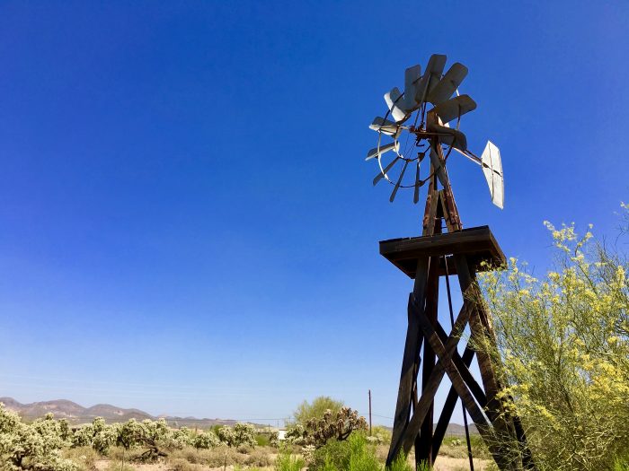 windmill at Superstition Mountain Museum