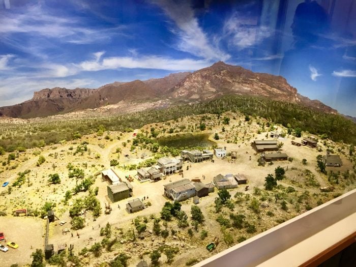 Superstition Mountain Museum model