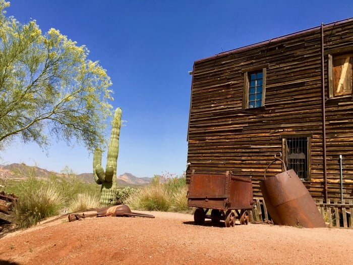 Old West ghost town