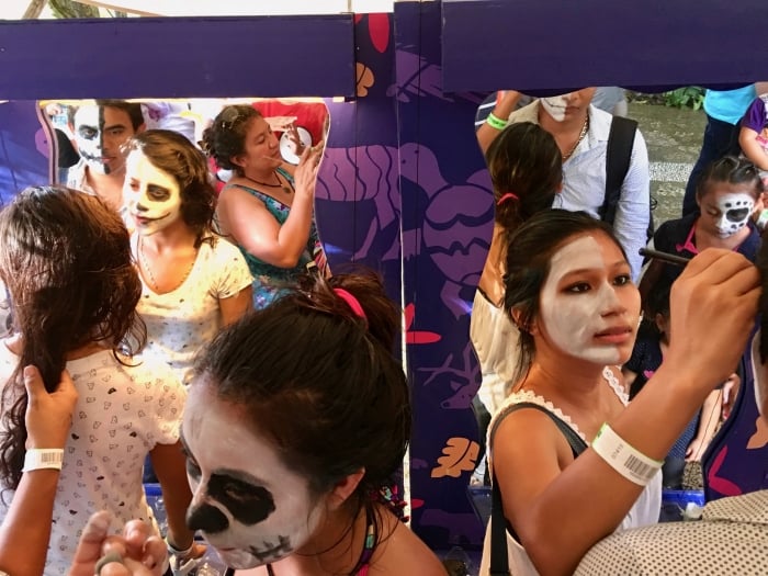 Day of the Dead face painting