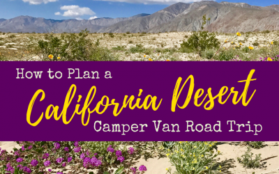How to Plan a California Desert Camper Van Road Trip