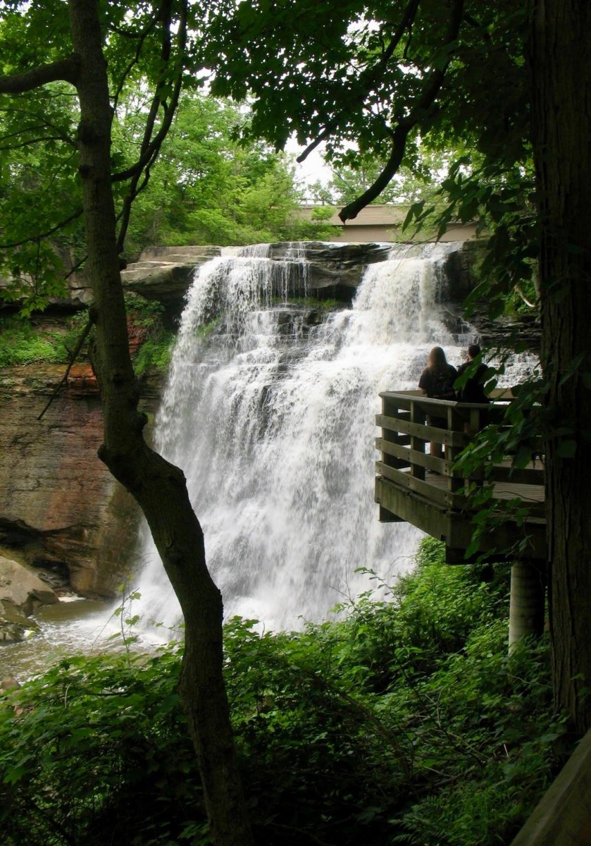 Brandywine Falls in Ohio.