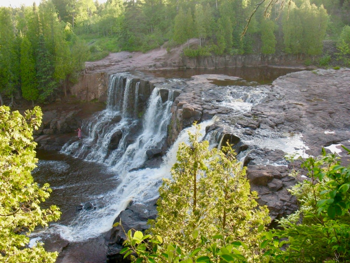 Gooseberry Falls in Minnesota.