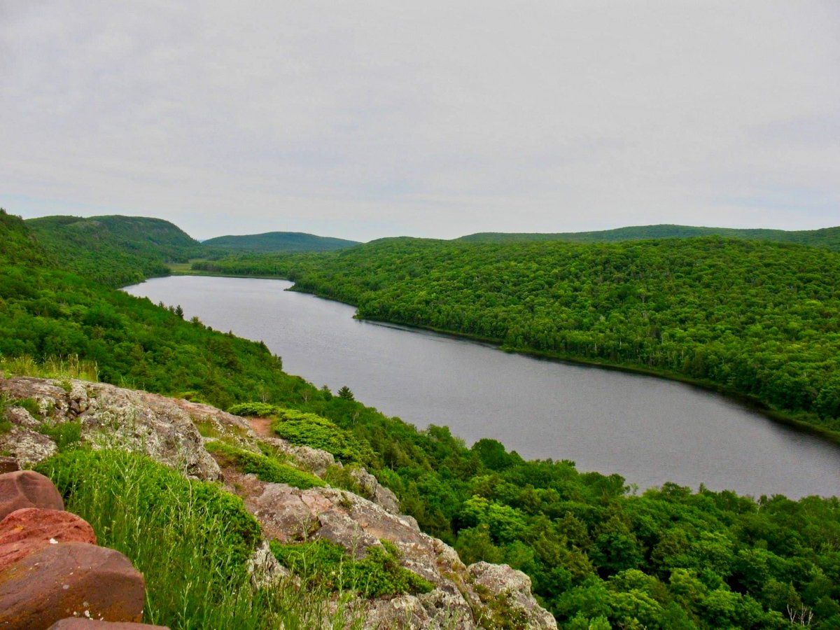 Lake of the Clouds in Michigan.