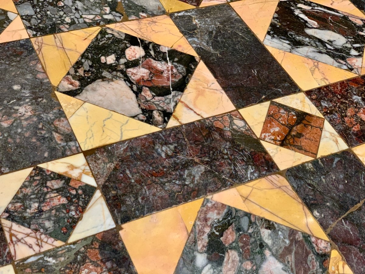 Panel of Roman Opus Sectile Marble