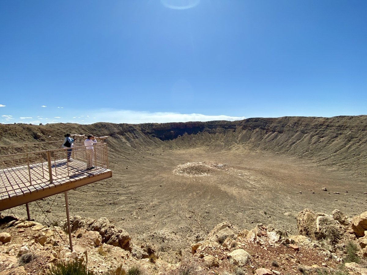 Meteor Crater observation platform