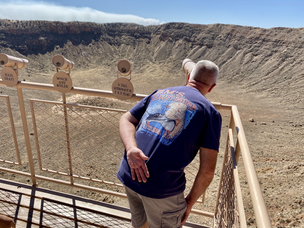 Meteor Crater spotting scopes