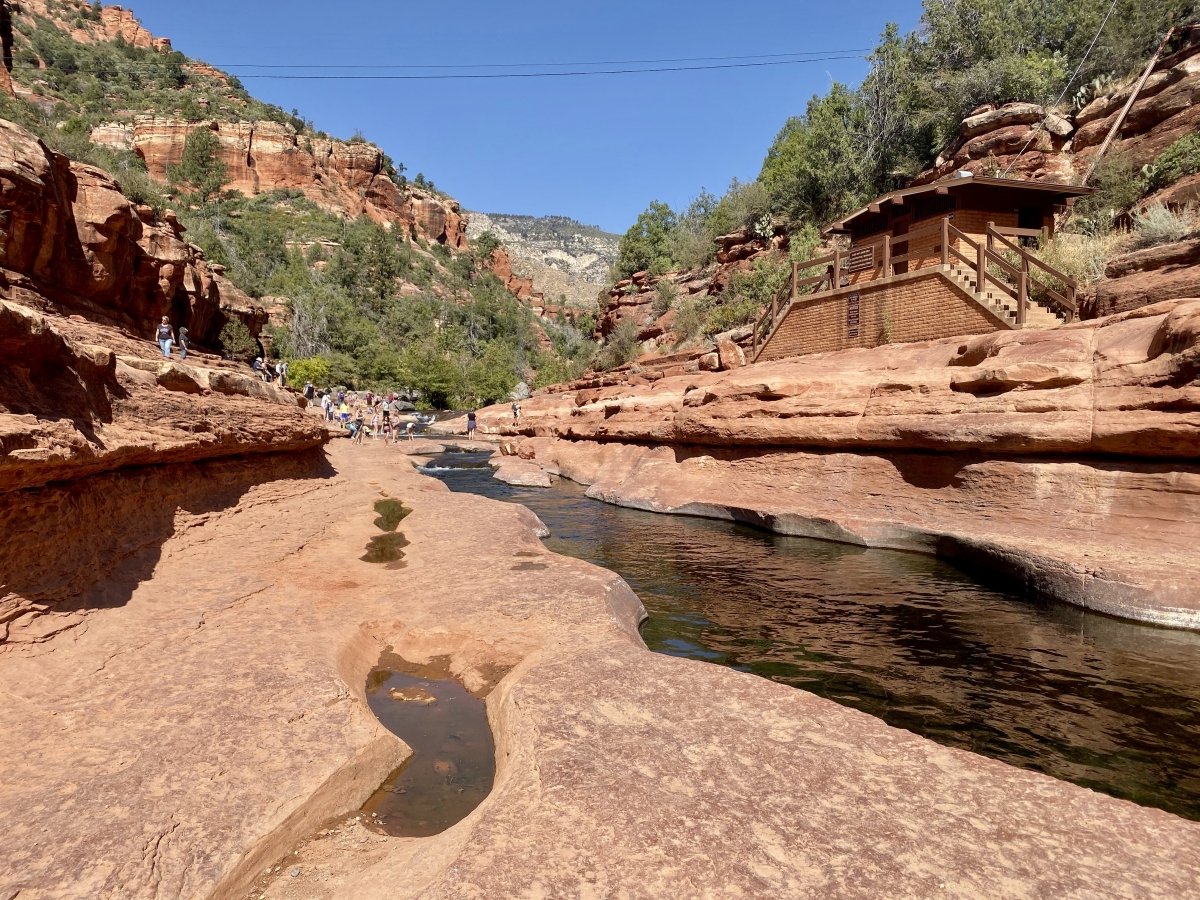 slide rock state park map