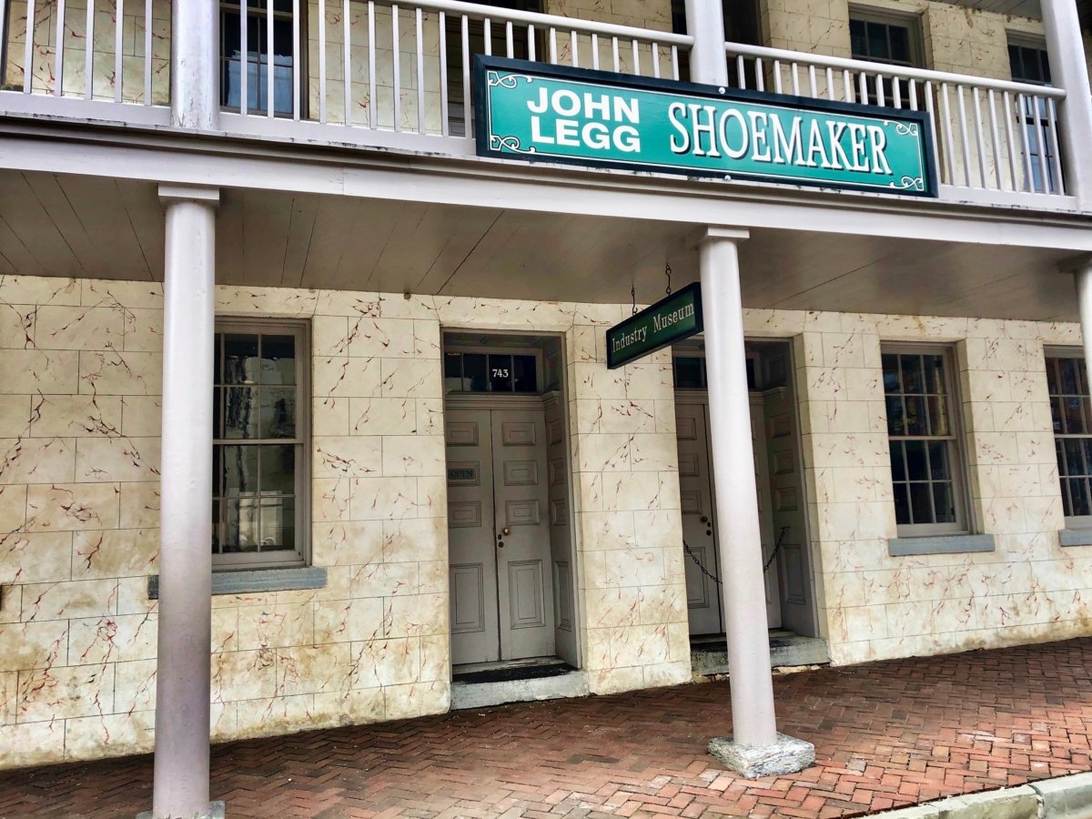 John Legg shoemaker shop in Harpers Ferry WV