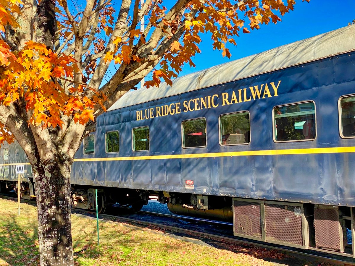 Hop a Scenic Mountain Train in Blue Ridge, Georgia