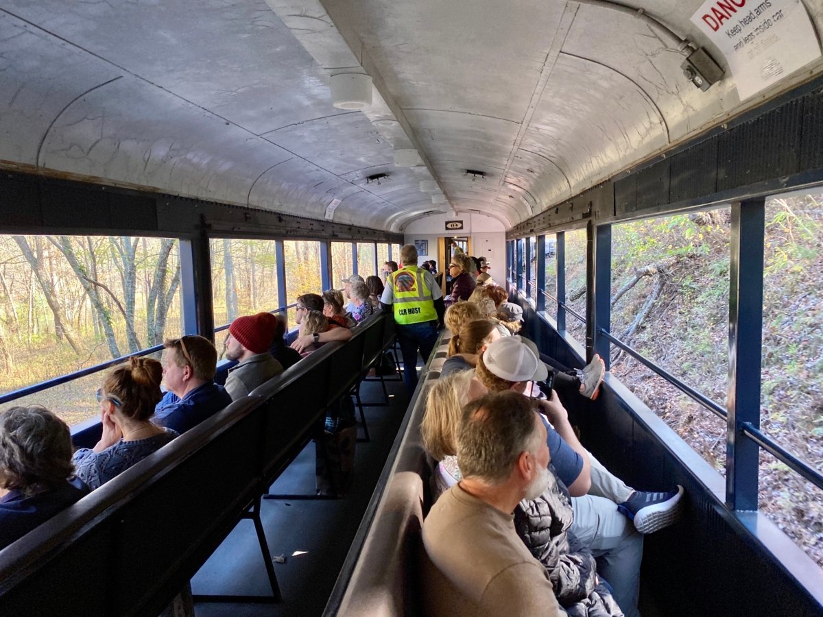 Hop a Scenic Mountain Train in Blue Ridge,