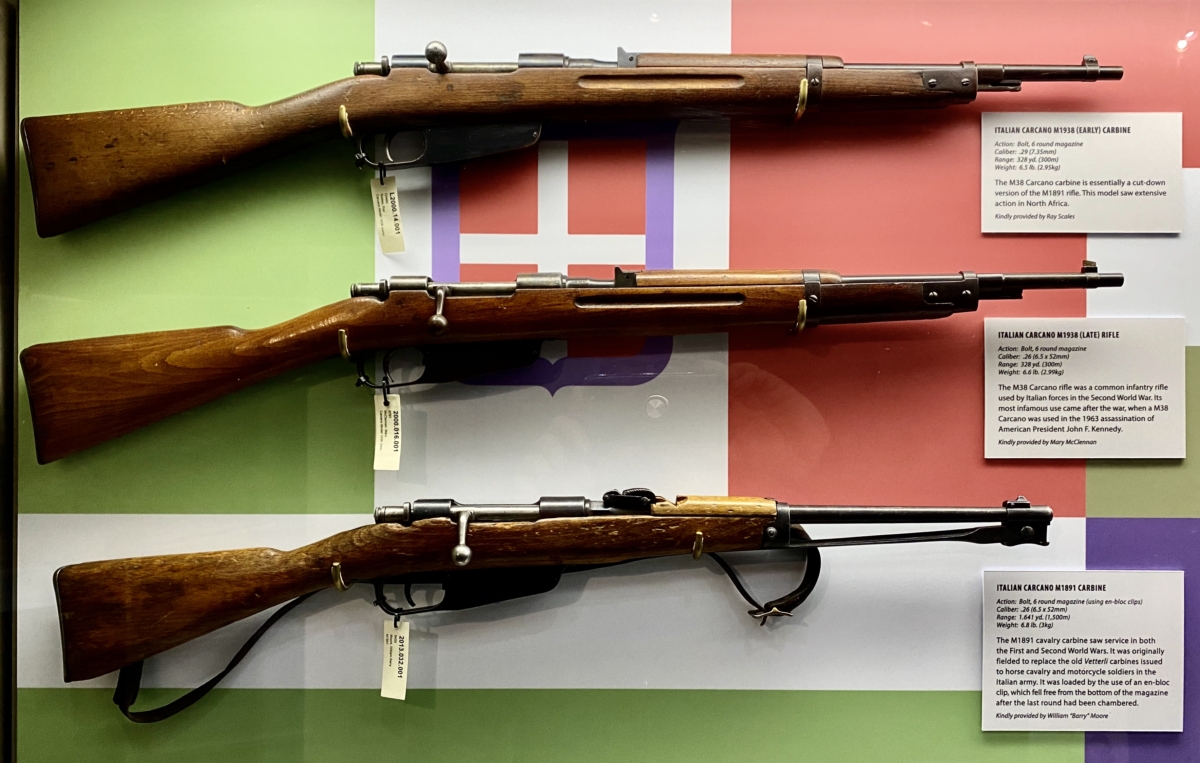 Italian Carcano carbines and rifles