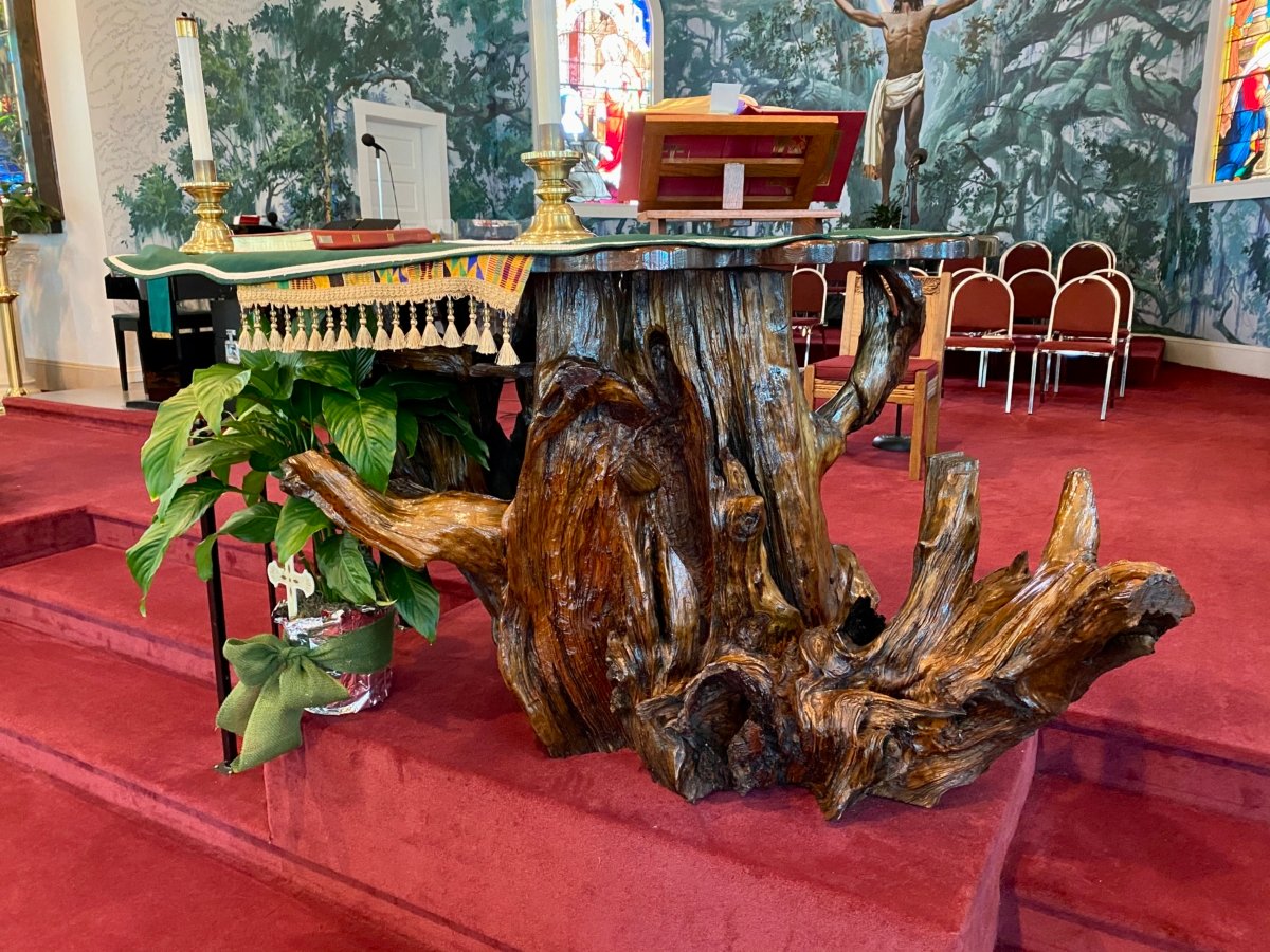 St. Rose de Lima driftwood altar