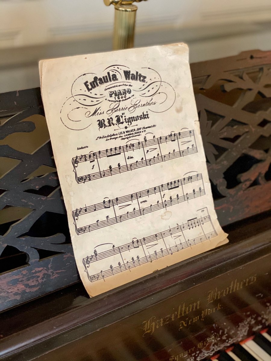 Eufaula Waltz vintage sheet music
