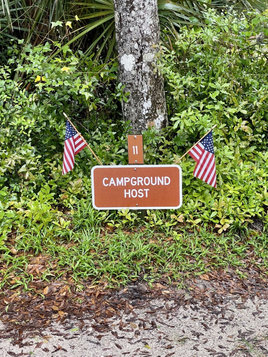 campground host sign