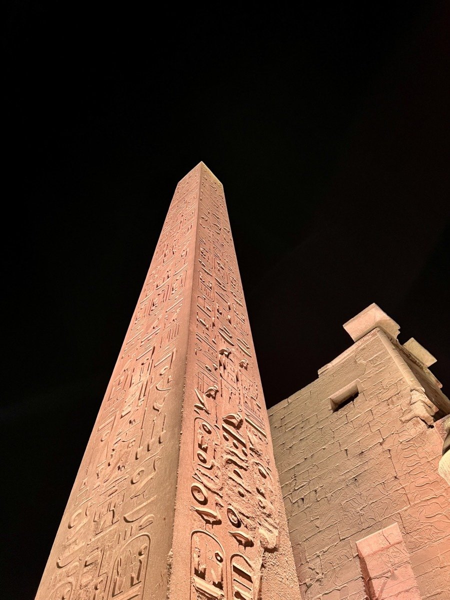 Luxor Temple obelisk Egypt