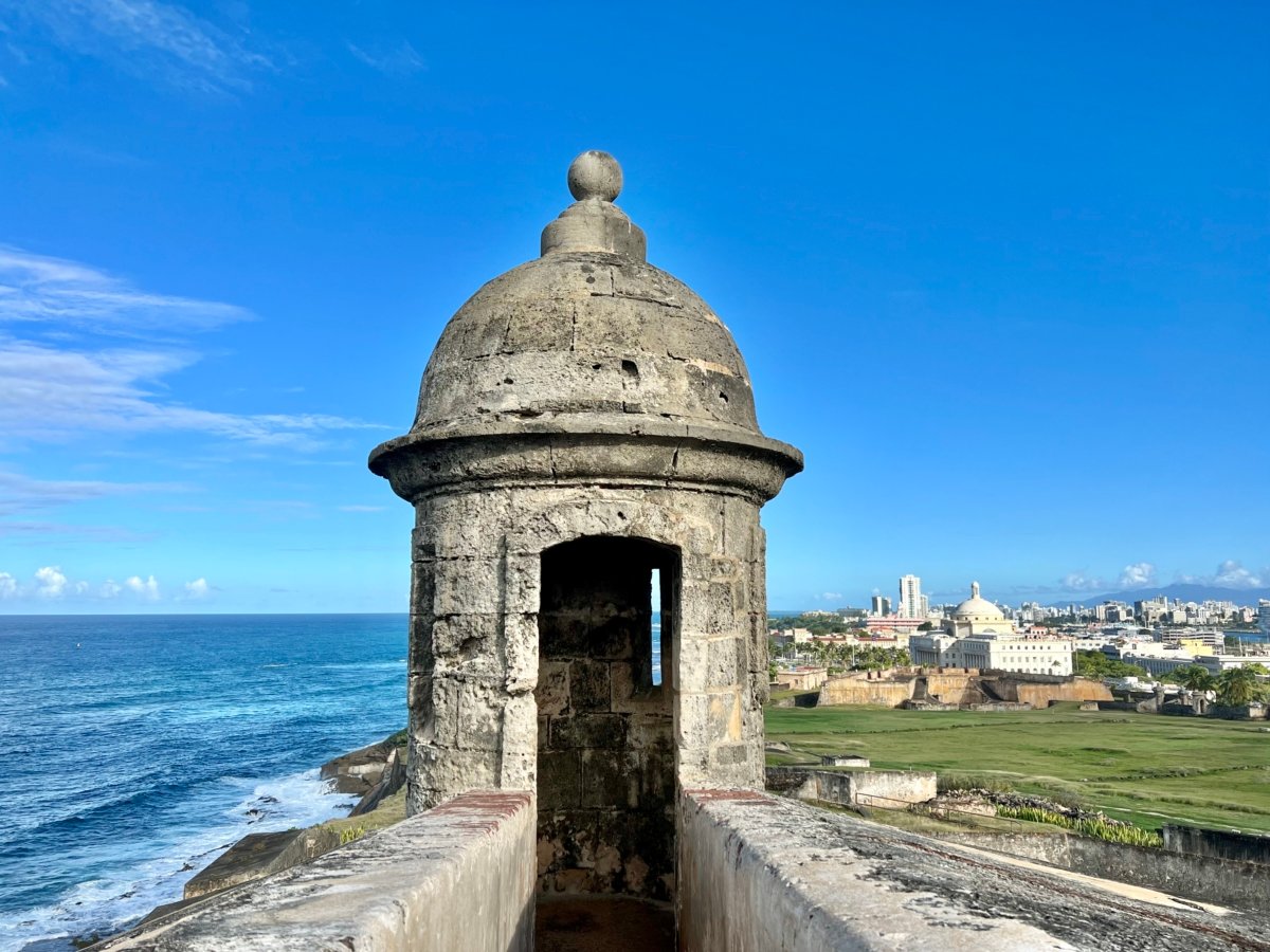 Castillo San Cristóbal sentry San Juan Puerto Rico