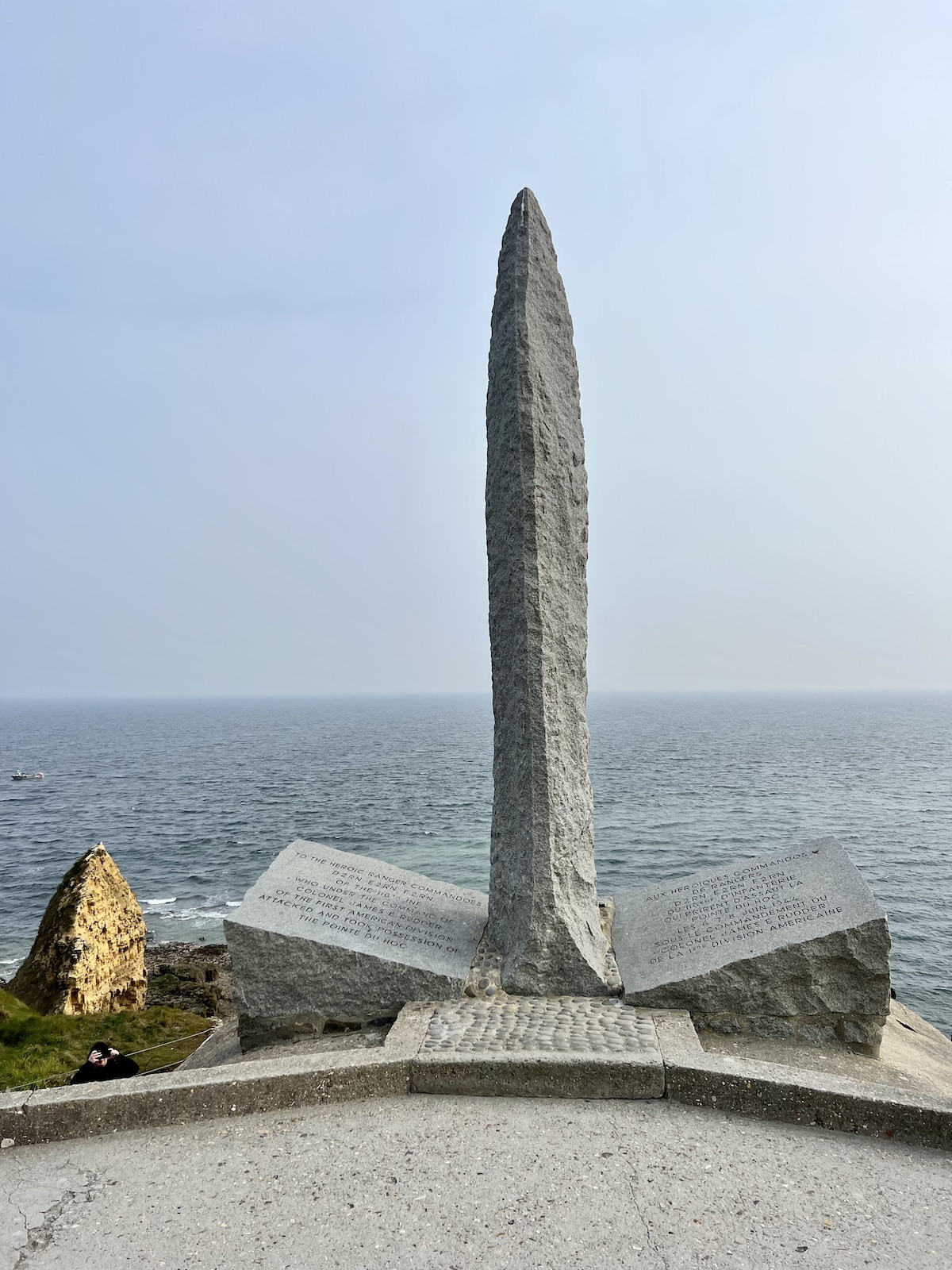 Pointe du Hoc monument Normandy France