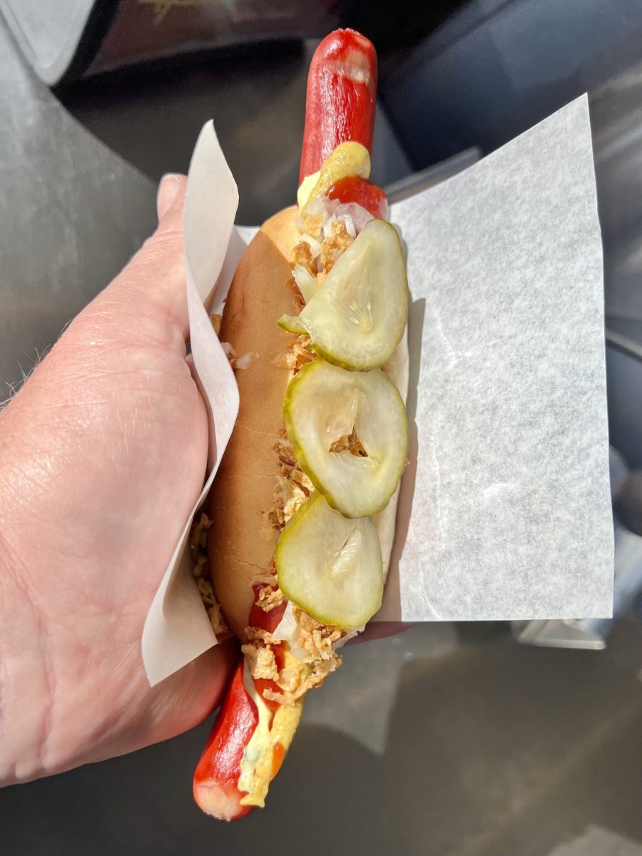 røde pølse hot dog
