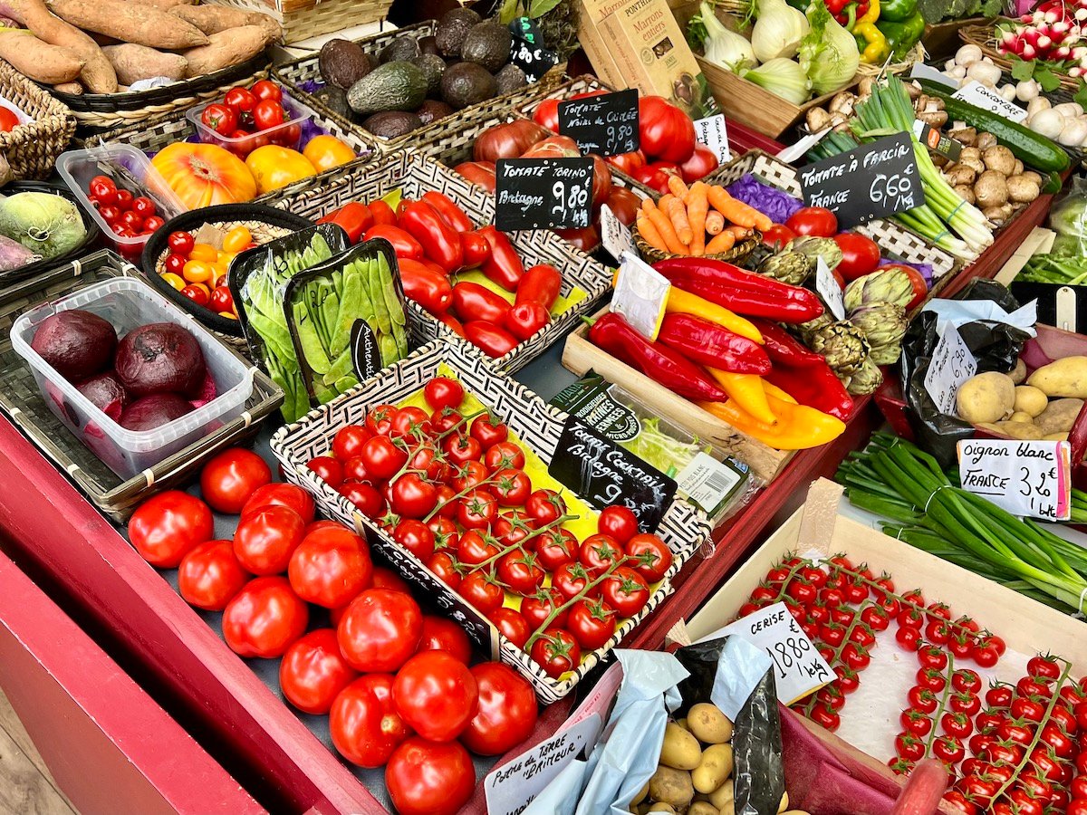 vegetable market Quimper France