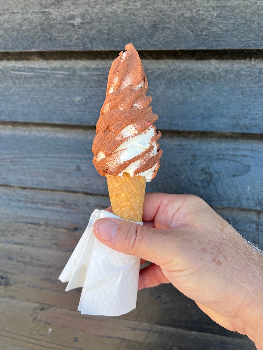 soft-serve ice cream Skagen Denmark
