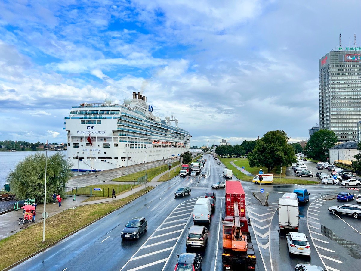 Riga cruise quay